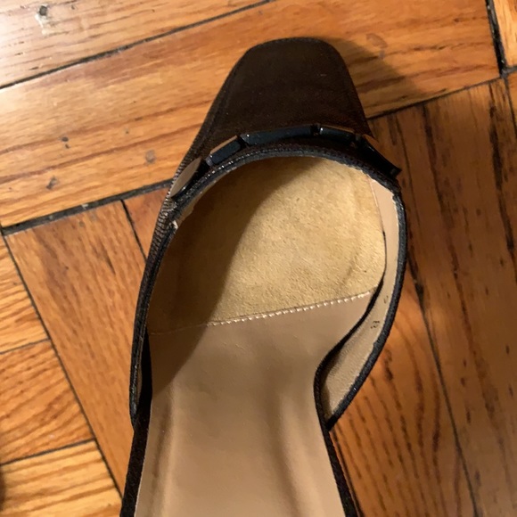 Stuart Weitzman Shellgame Black Heather Nappa Loafer - Picture 4 of 6